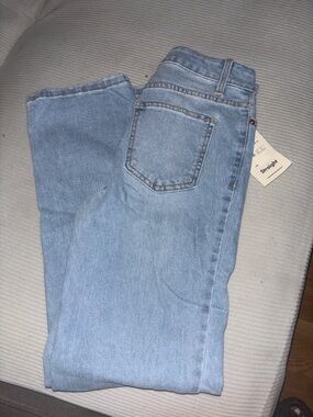 No Boundaries Light Blue Straight Leg Jeans